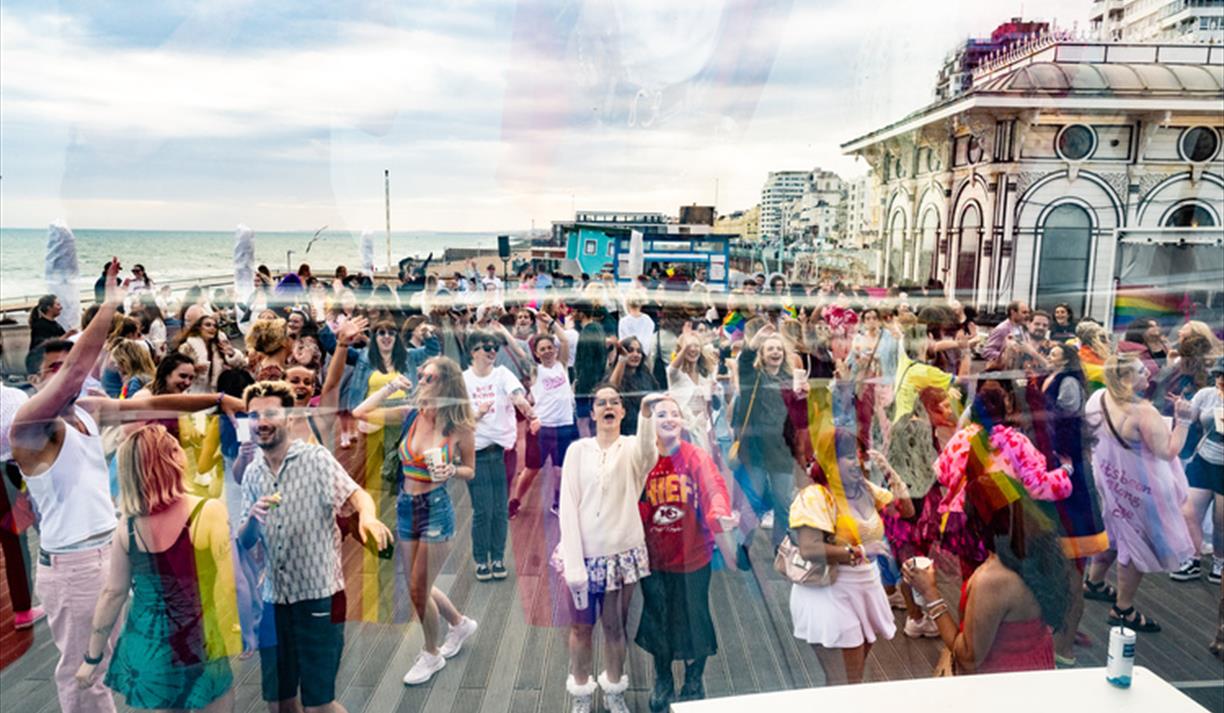 Brighton i360 Pride Terrace Party