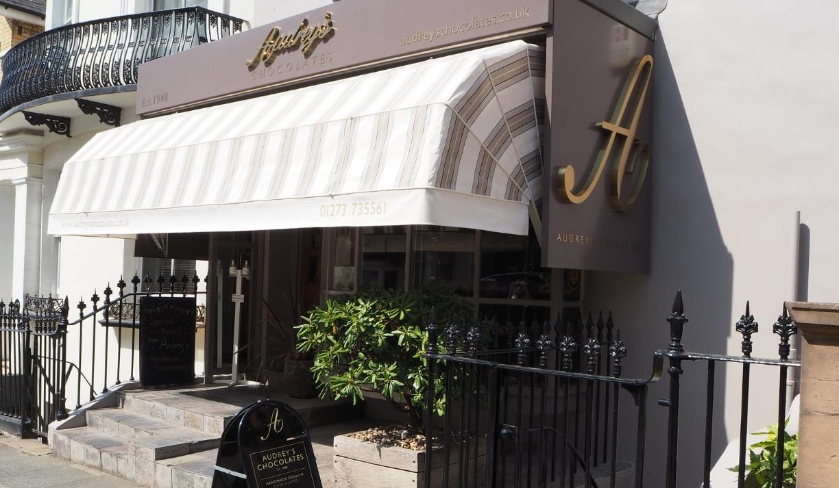 The shop front of Audrey's