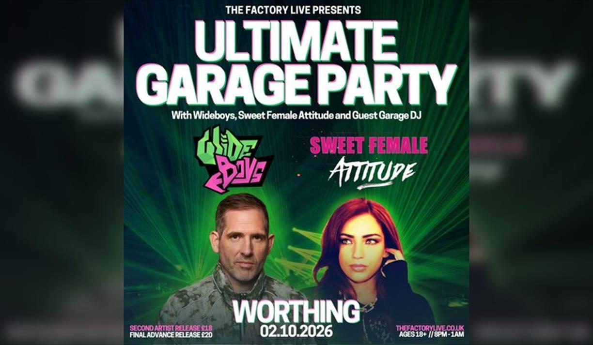 Ultimate Garage Party: Wideboys + Sweet Female Attitude