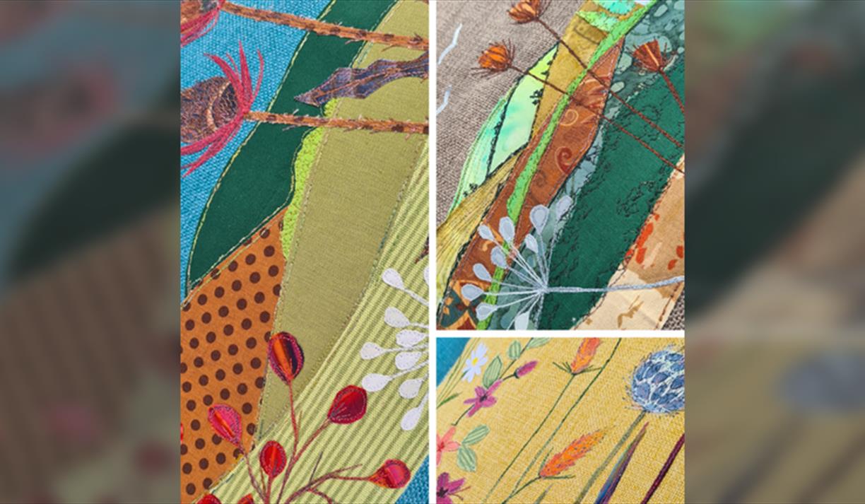 'Landscape’ Applique Freehand Machine Embroidery Workshop