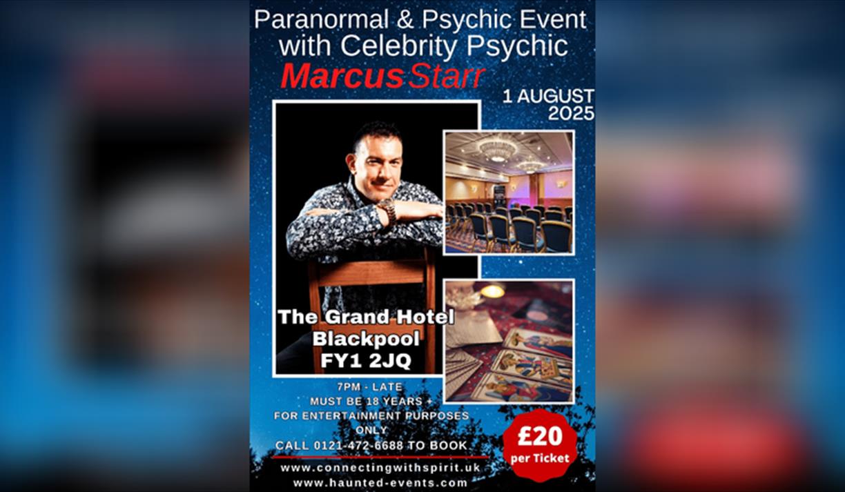 Paranormal & Psychic Event with Celebrity Psychic Marcus Starr