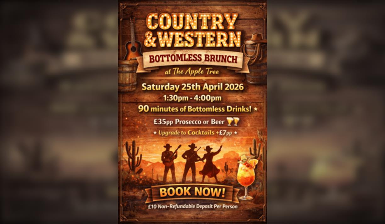 Country & Western Bottomless Brunch - The Apple Tree - Deposit