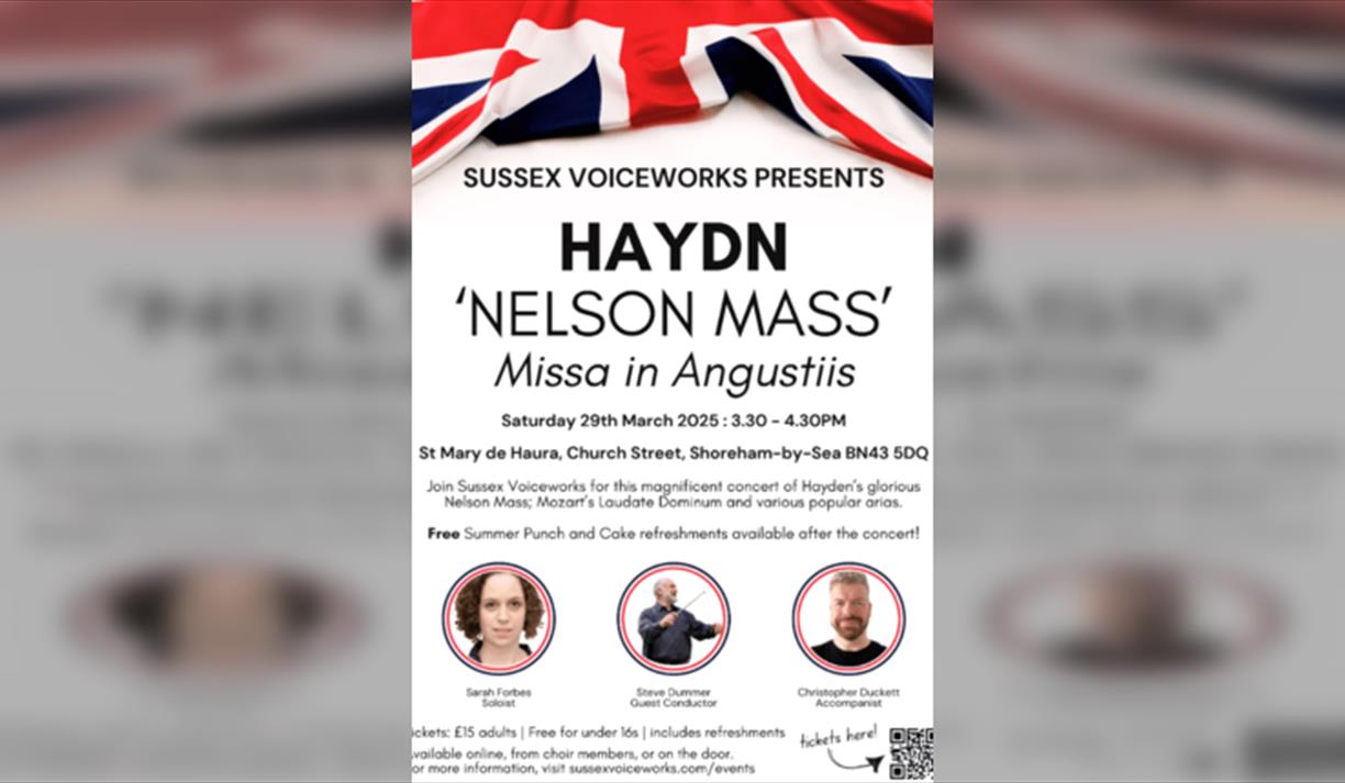 Sussex Voiceworks presents HAYDN NELSON MASS Missa in Angustiis - Spring Concert 2025