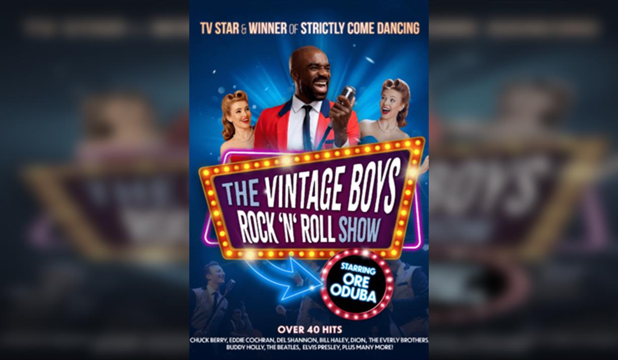 Ore Oduba Stars In The Vintage Boys Rock N Roll Show
