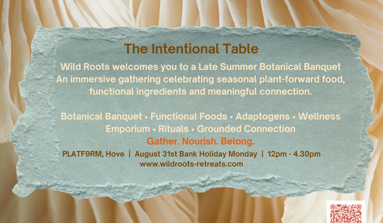The Intentional Table - Wild Roots-Retreats