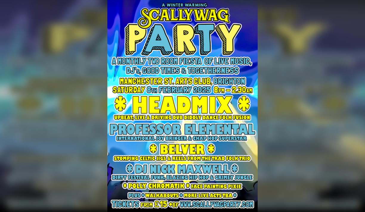 Scallywag Party - Live music and festival style club night