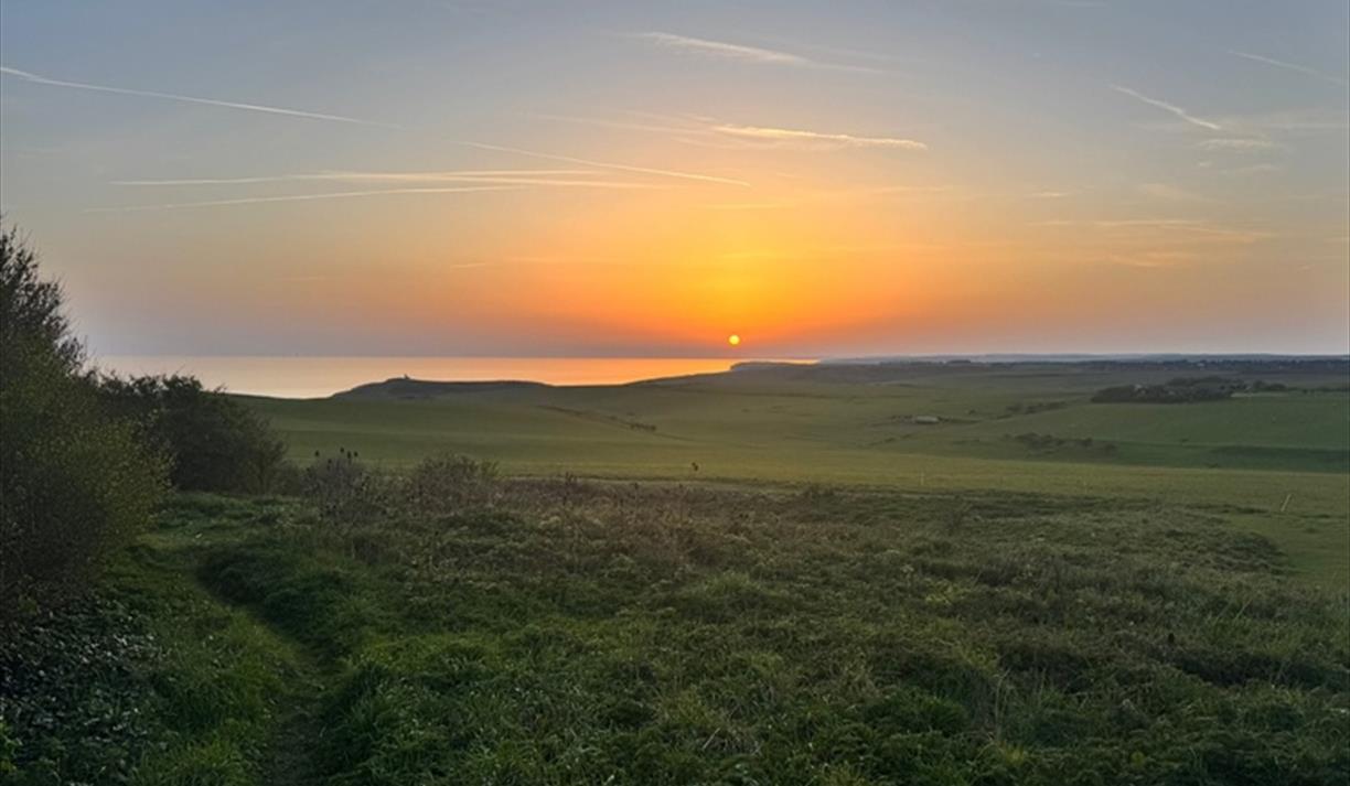Sunset Sip & Paint at Beachy Head