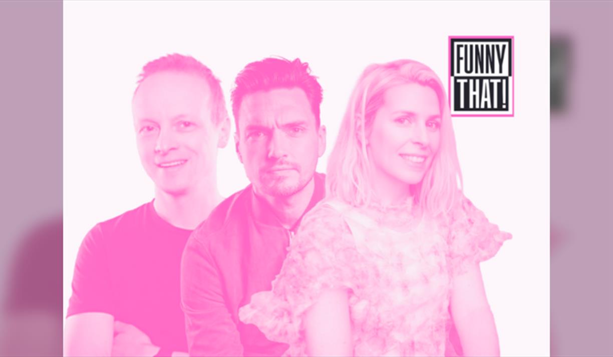 Sara Pascoe, Jack Skipper and MC Stephen Grant