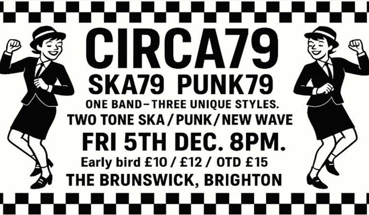 SKA79 + PUNK79 + CIRCA79 Live @ The Brunswick, Brighton (Hove) TWO TONE SKA, NEW WAVE & PUNK
