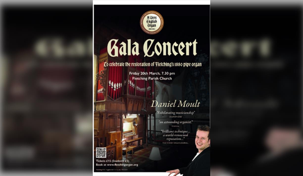 Fletching Organ Project: Gala Concert with organist Daniel Moult