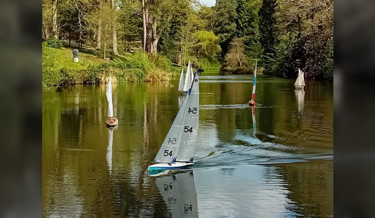 Model Boats on the Lake