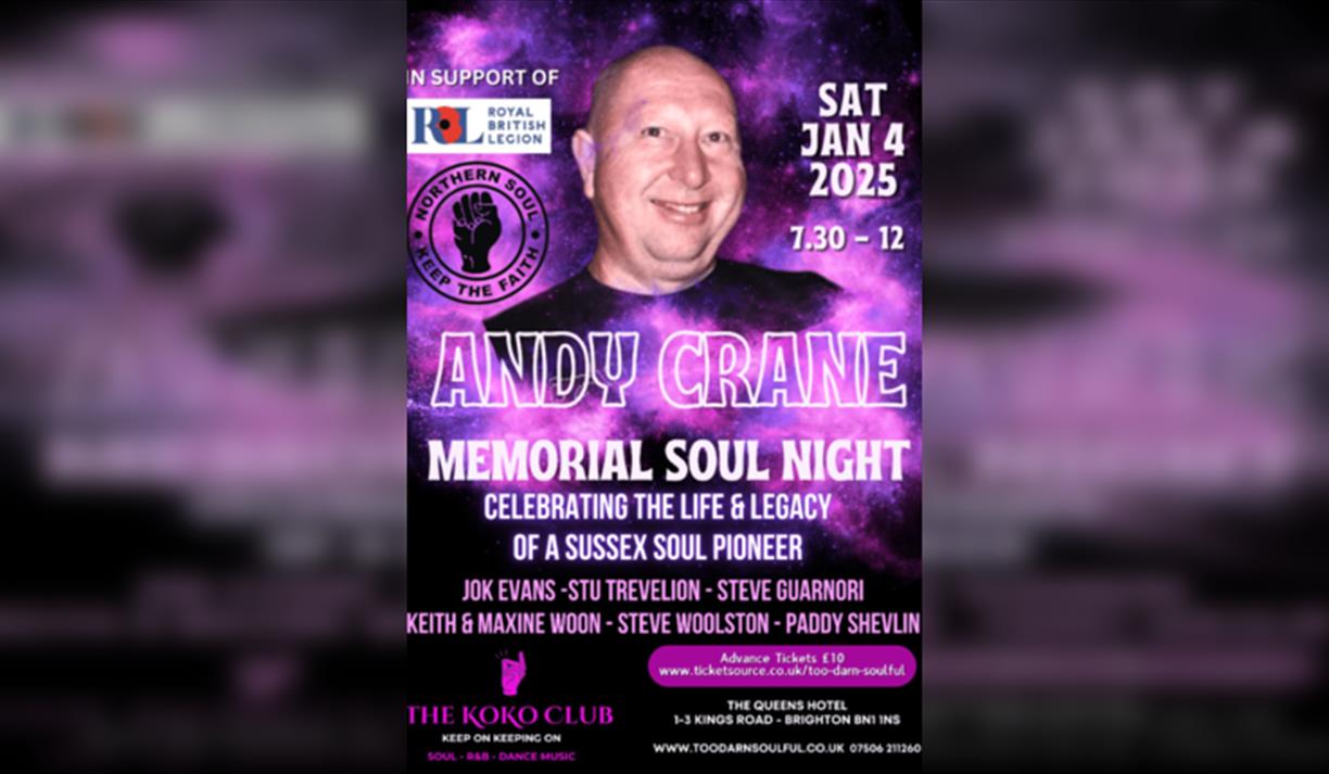 Andy Crane Memorial Soul Night