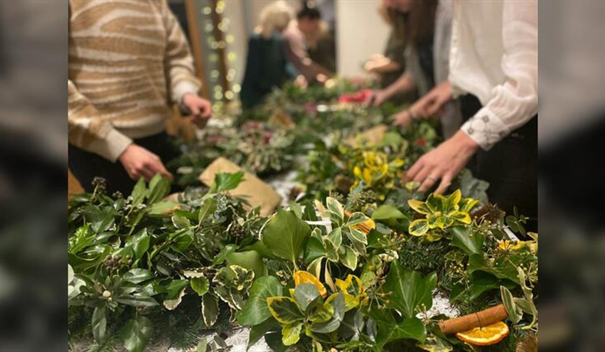 Christmas Wreath Making Workshops with Crafternoon Hove