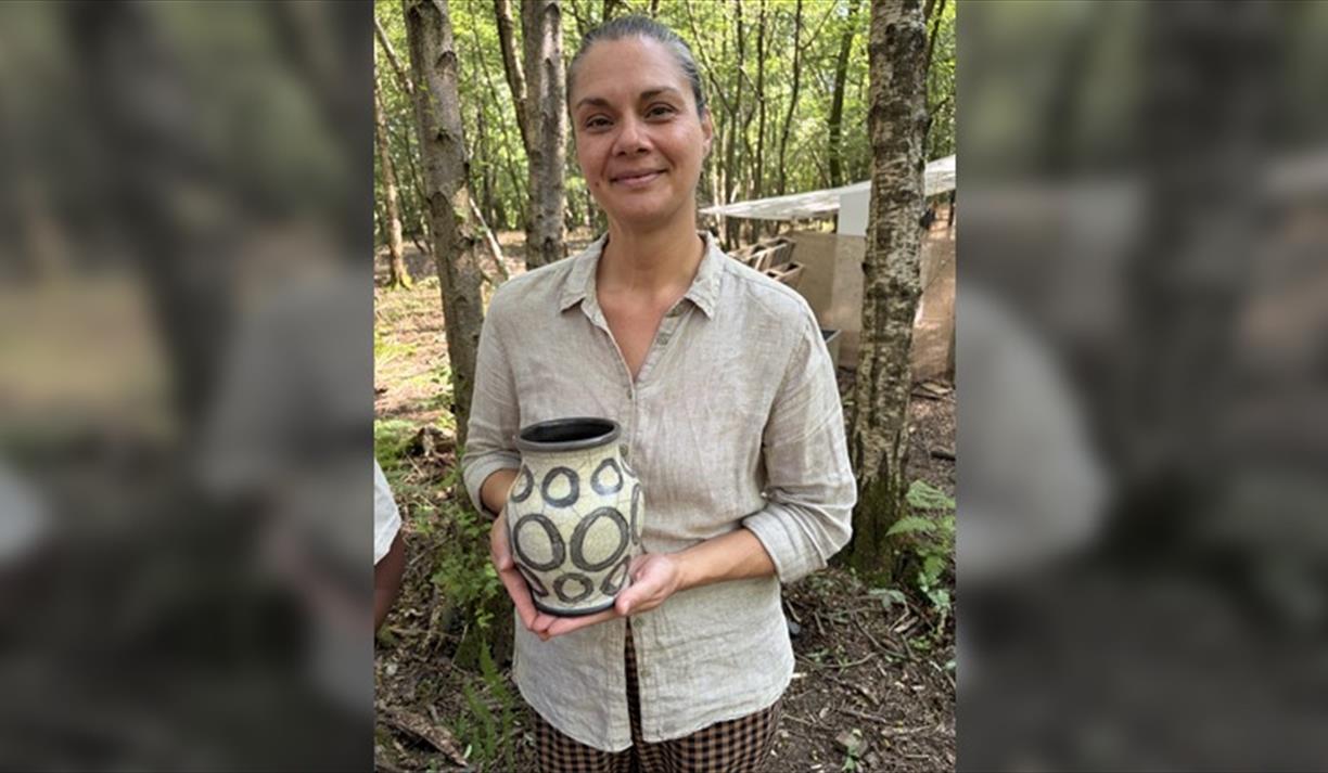 Raku Pottery Workshops in The Woods