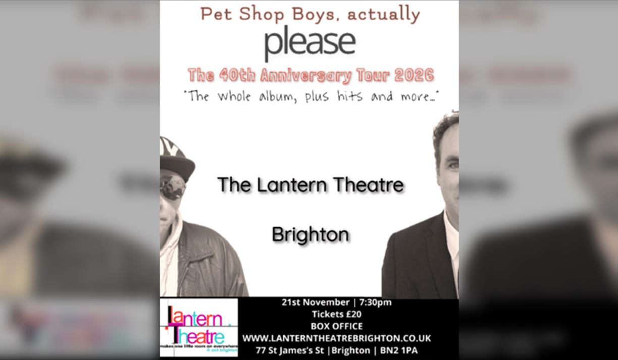 Pet Shop Boys Actually present 40 Years of Please Live!