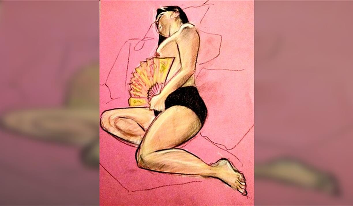 Relaxing Tutored Life Drawing Class