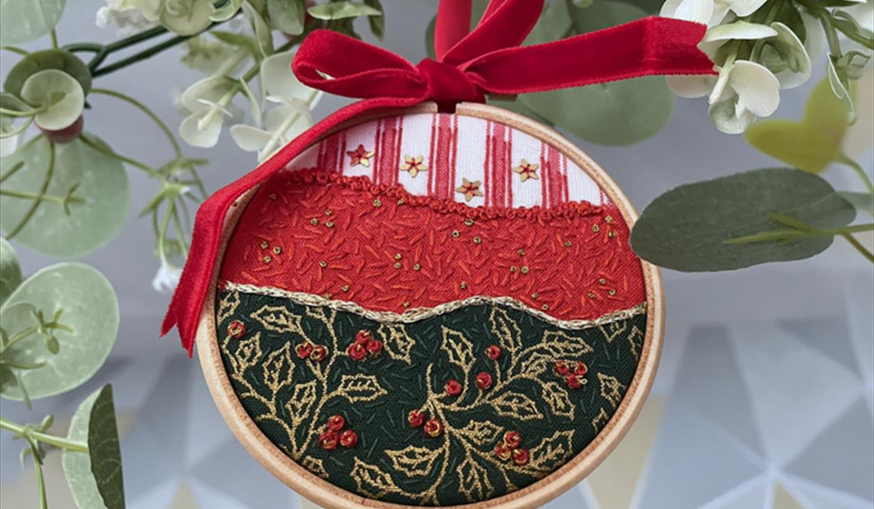 Festive Bauble Embroidery Workshop