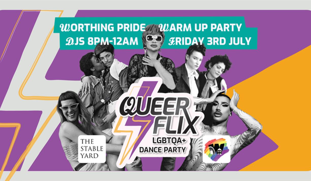 QueerFlix – Worthing Pride Warm up Party