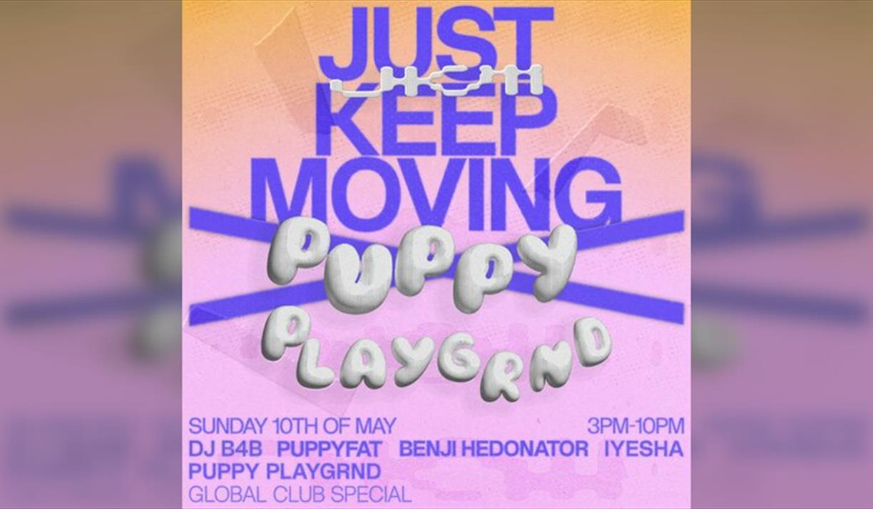 Just Keep Moving X Puppy Playgrnd