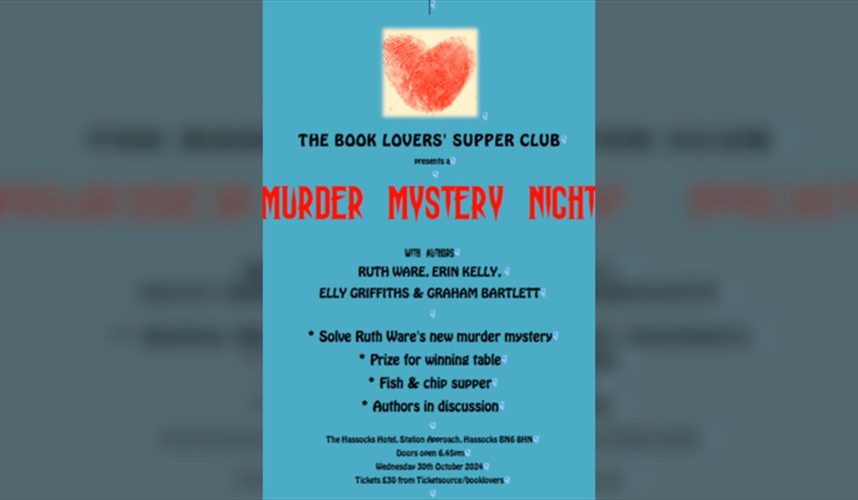 Book Lovers'Supper Club Murder Mystery Night