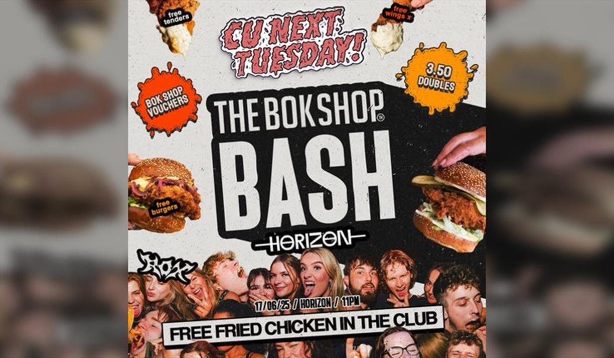 Cu Next Tuesday | Bok Shop Bash | 17 / 06 / 2025