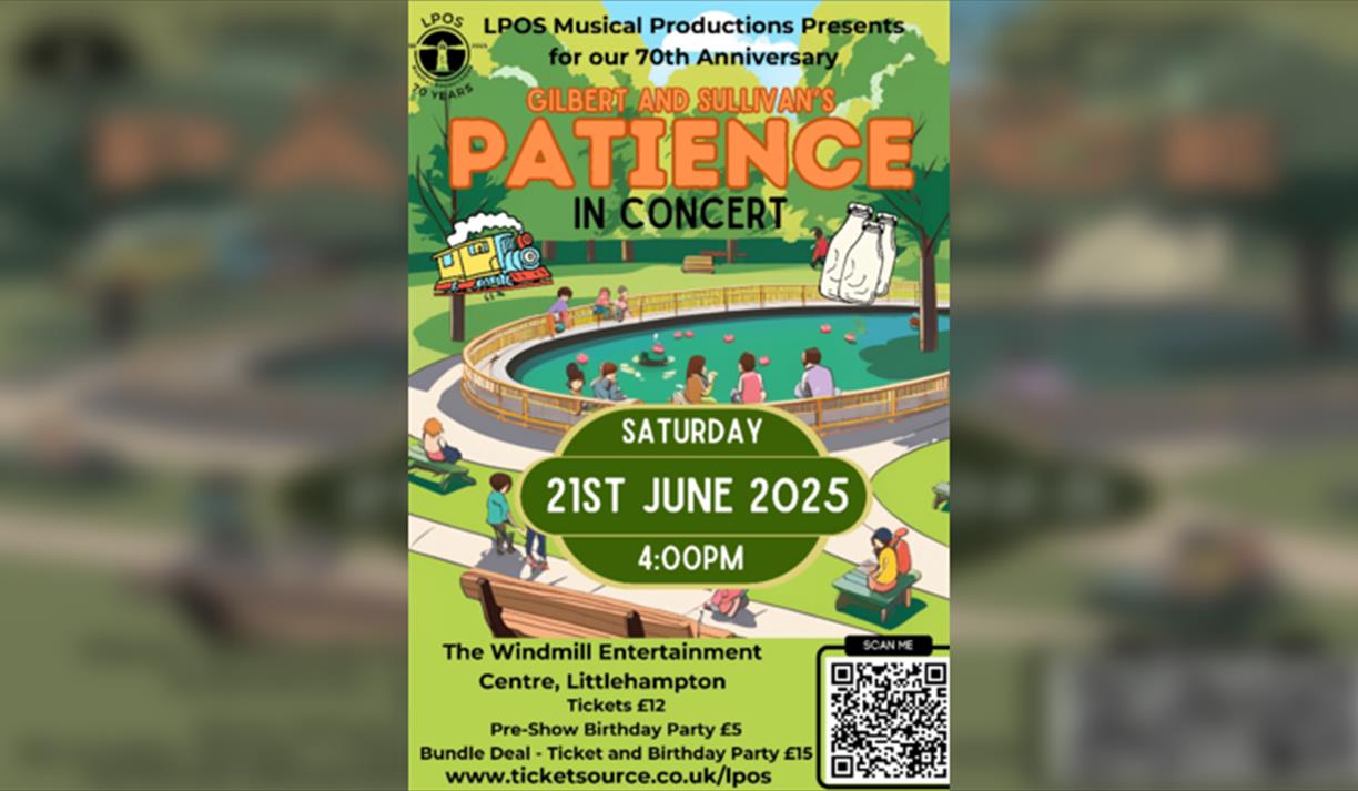 Lpos Musical Productions Presents Patience & 70th Birthday Party