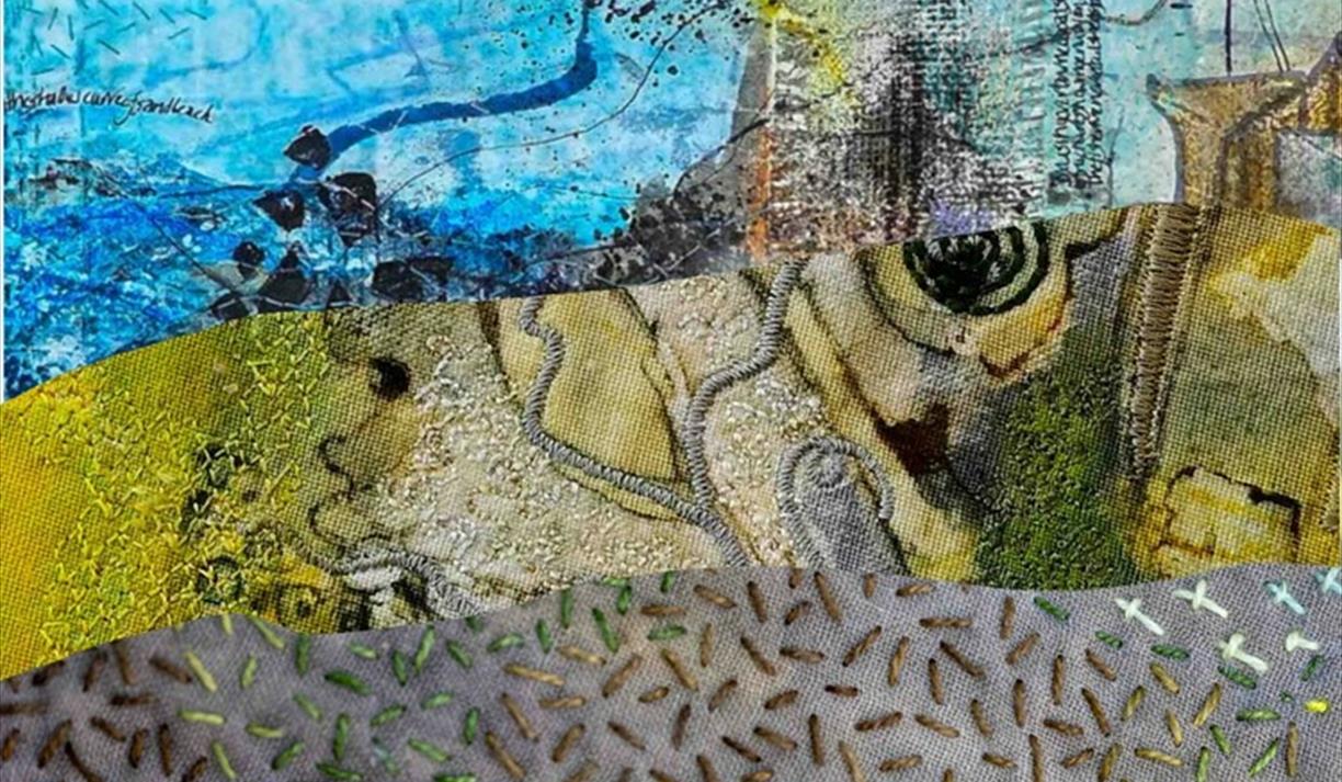 Curious Threads, textile exhibition & cafe open