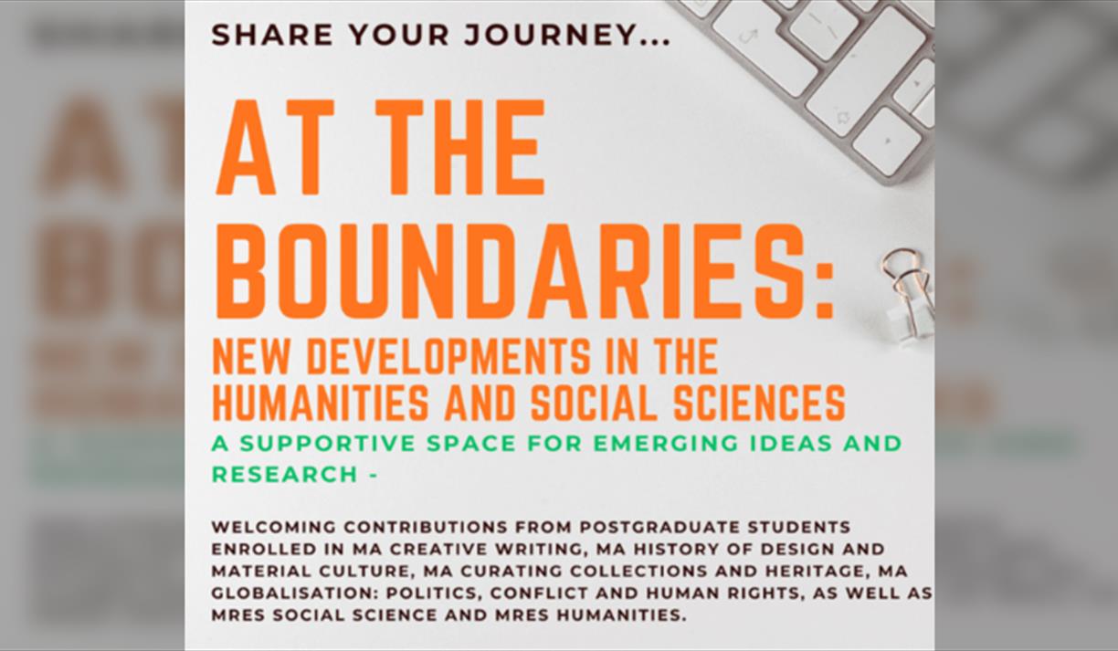 At the Boundaries: New Developments in the Humanities and Social Sciences University of Brighton