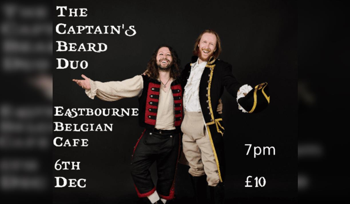 The Captain's Beard Duo at The Belgian Cafe, Eastbourne