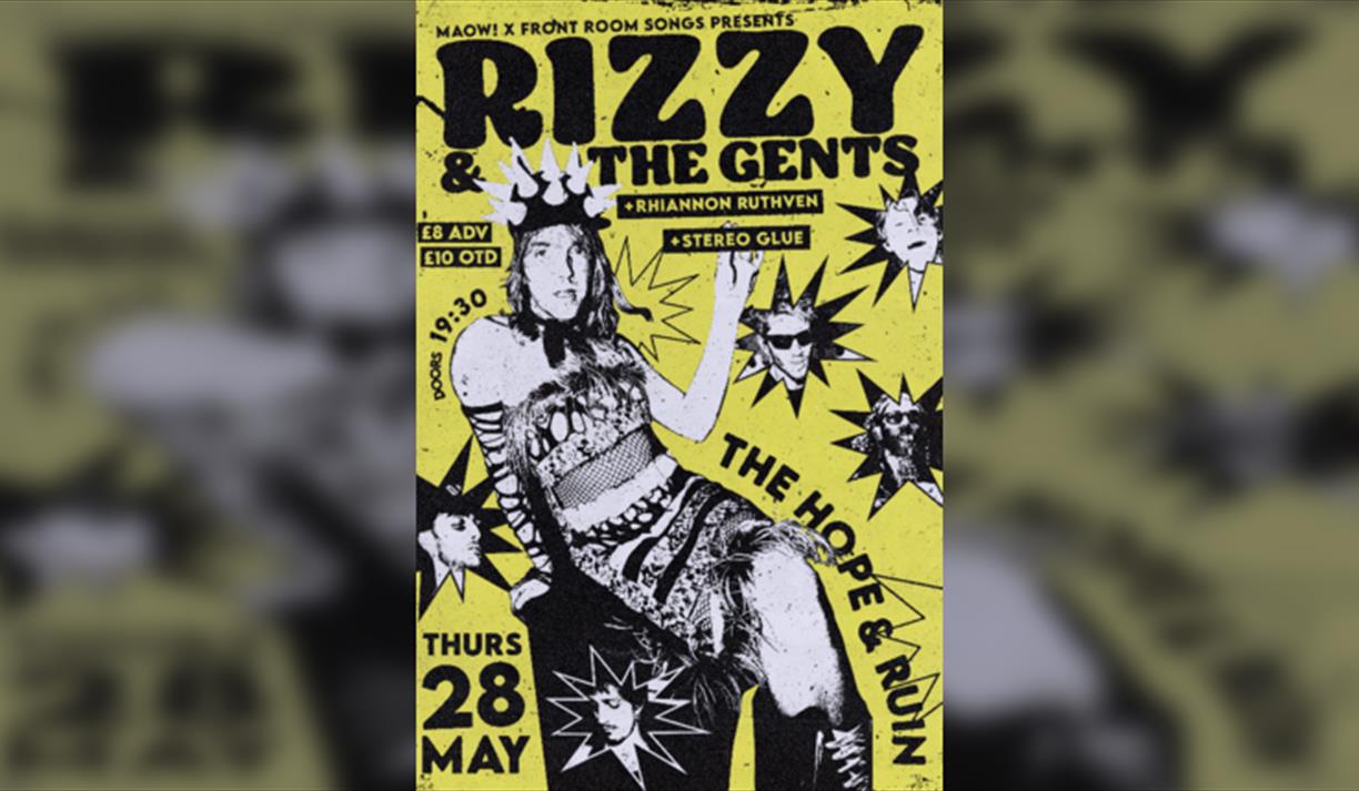 Maow! x Front Room Songs Presents: Rizzy & the Gents with Rhiannon Ruthven and Stereo Glue