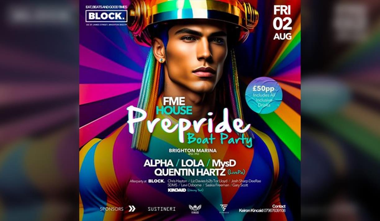 Fme House Pre Pride Boat Party Fantasea Music Events