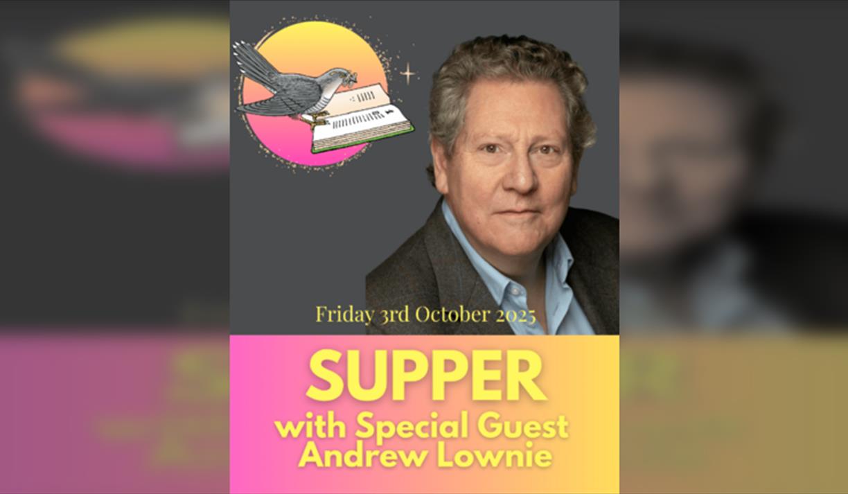 Supper at Ockenden Manor with Andrew Lownie