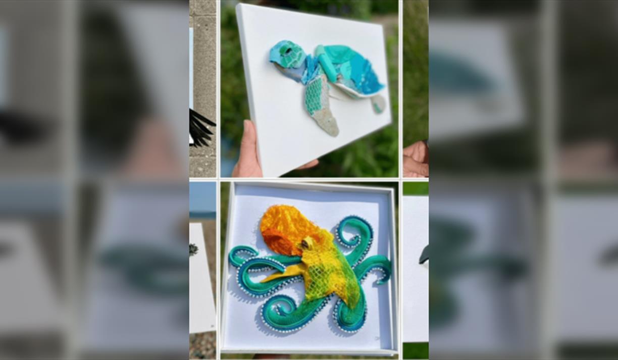 Make Your Own Recycled Art Sea Creature