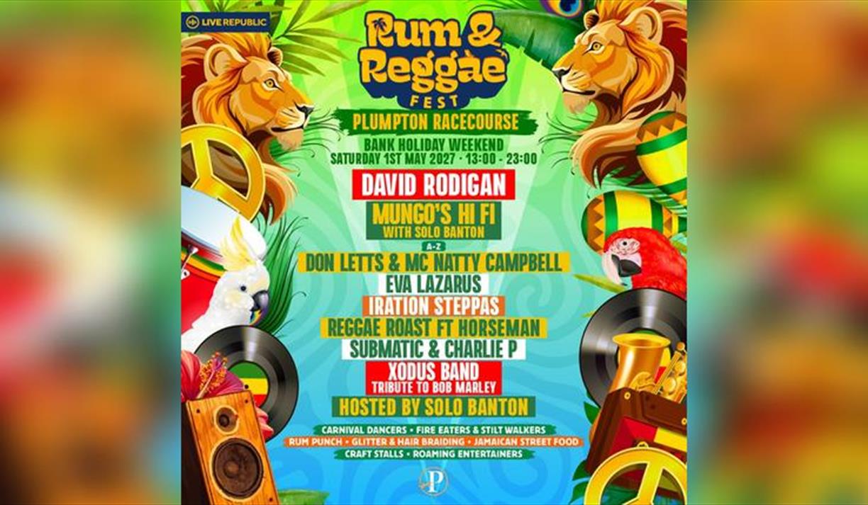 Rum & Reggae Fest Plumpton Racecourse, East Sussex