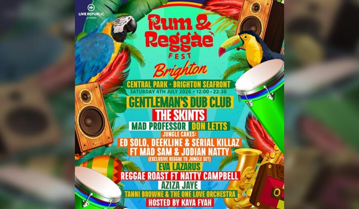 Rum & Reggae Fest Central Park Brighton Seafront