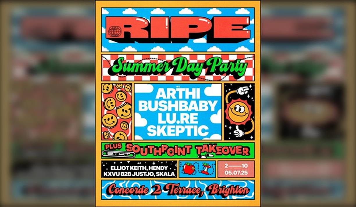 Ripe Summer Party: Arthi, Bushbaby & Skeptic