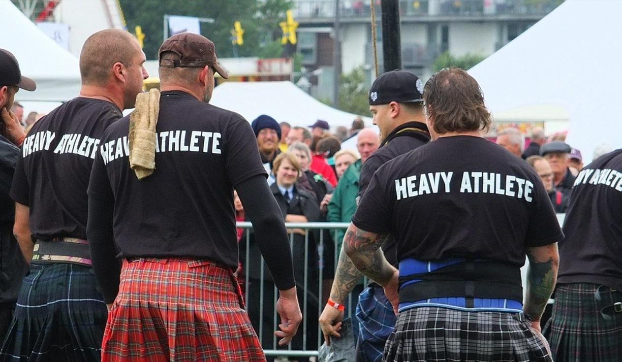 Highland athletes competing