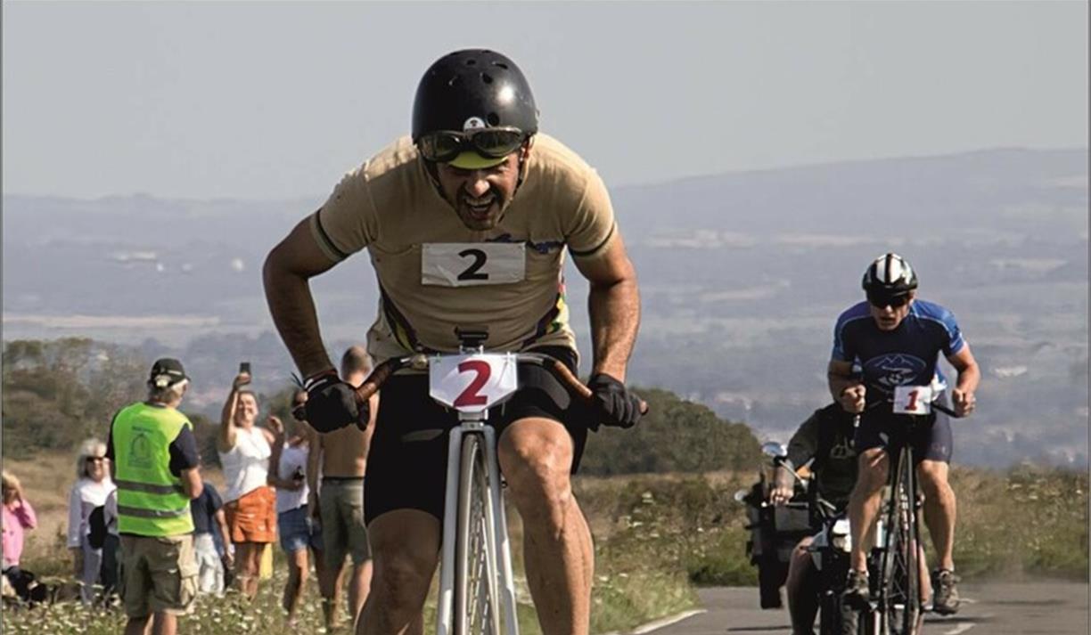 The Beachy Head World Championship Penny Farthing Hill Climb Time Trial