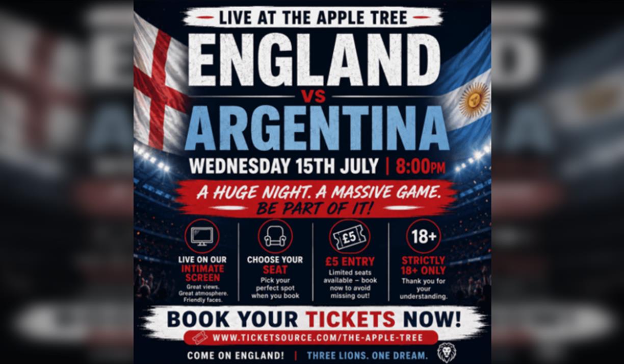 England Vs Argentina Live At The Apple Tree!