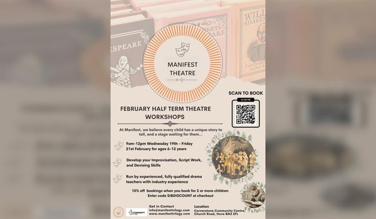 Manifest Theatre February Half Term Theatre Workshops