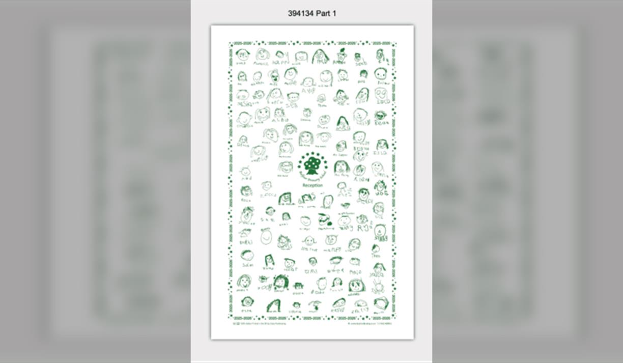 Reception Tea Towel Ordering