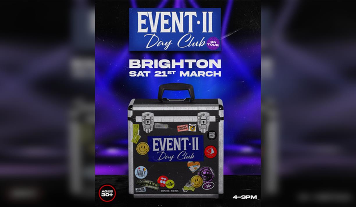 event 2 day club for over 30's: on tour!