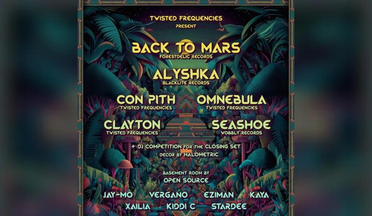 Twisted Frequencies Present Back to Mars, Alyshka W/ Open Source