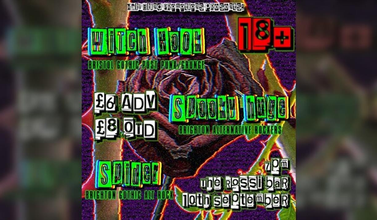 Half Blind Promotions presents: Witch Hook + local support