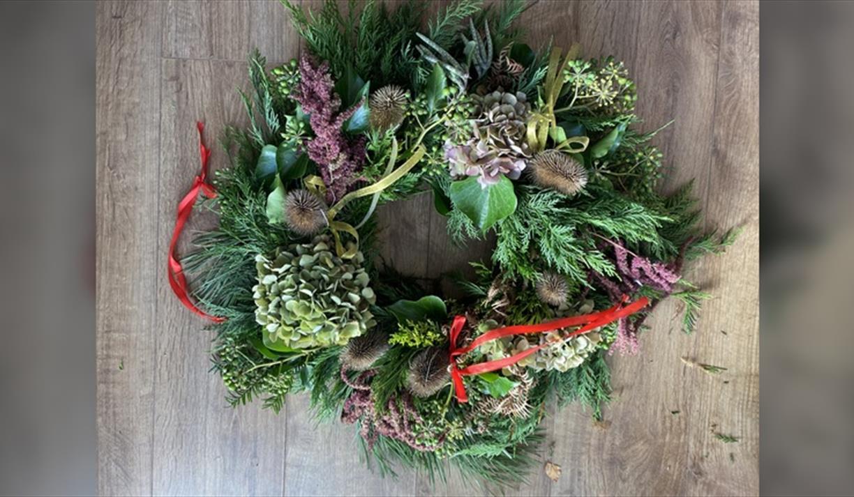 Festive Wreath Making with Betty Blooming