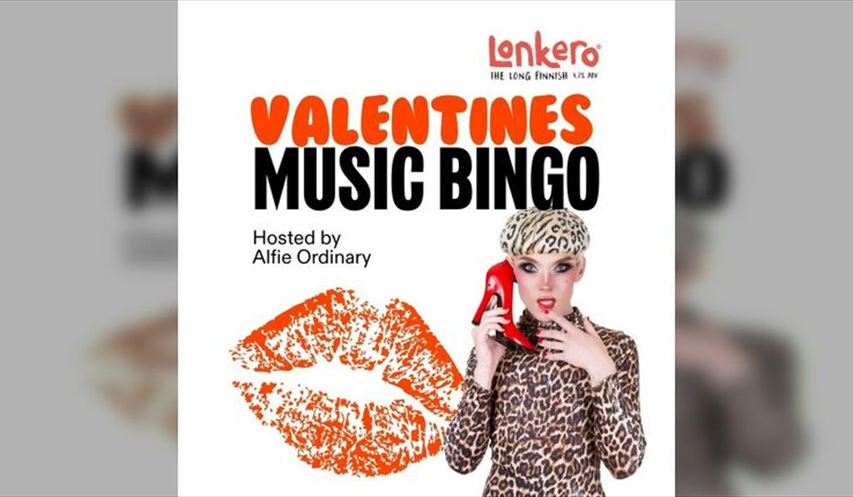 Valentines Drag Music Bingo with Alfie Ordinary