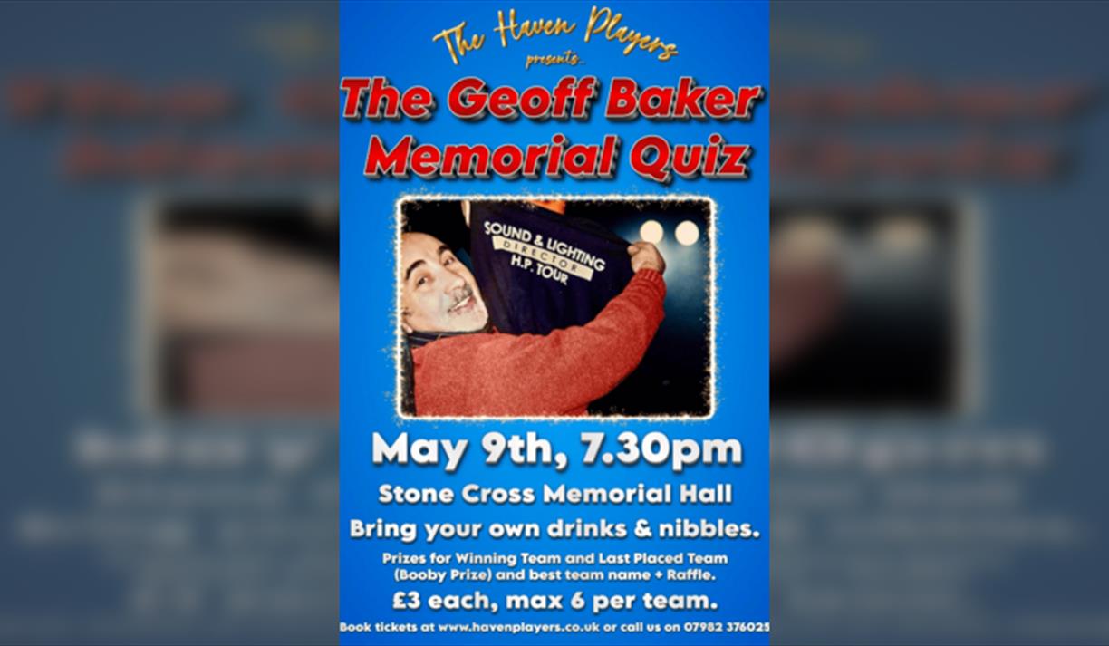 The Geoff Baker Memorial Quiz