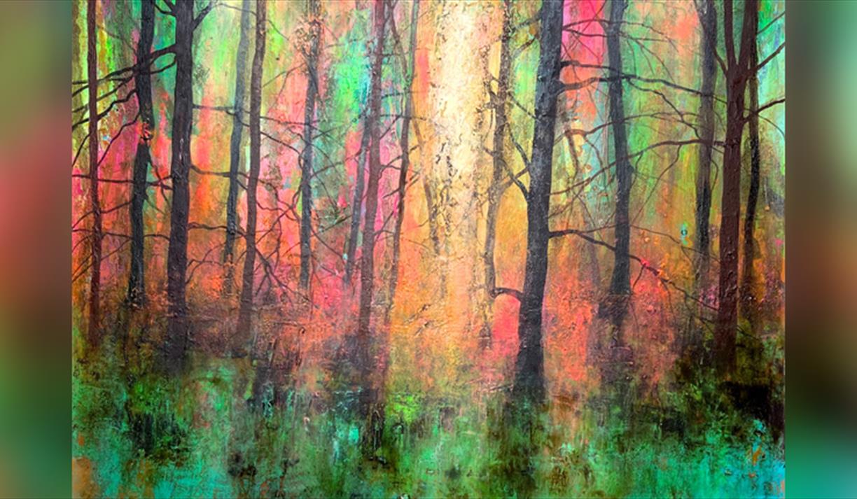 Abstract Forest Painting Workshop