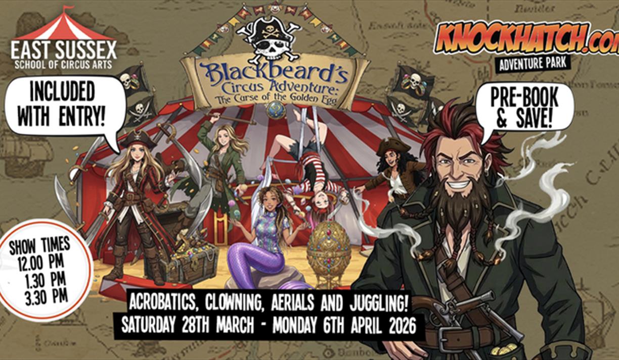Blackbeard's Big Top Pirate Adventure - The Quest For The Golden Egg! Knockhatch Adventure Park