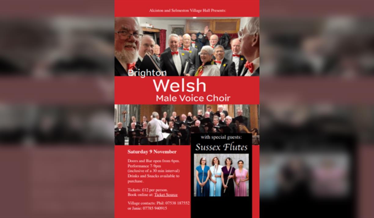 Brighton Welsh Male Voice Choir & Special Guests Sussex Flutes